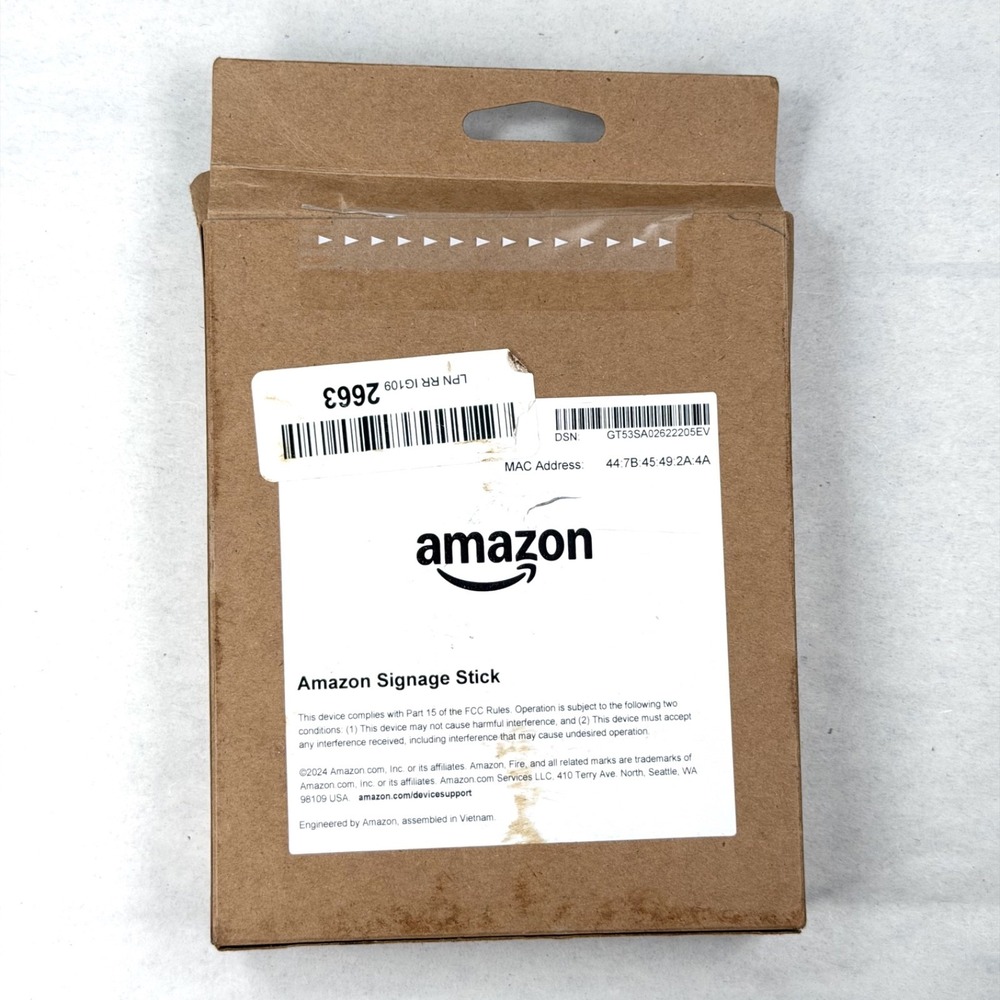 Amazon Signage Stick Digital Signage Player Media Player 4K Commercial Streaming